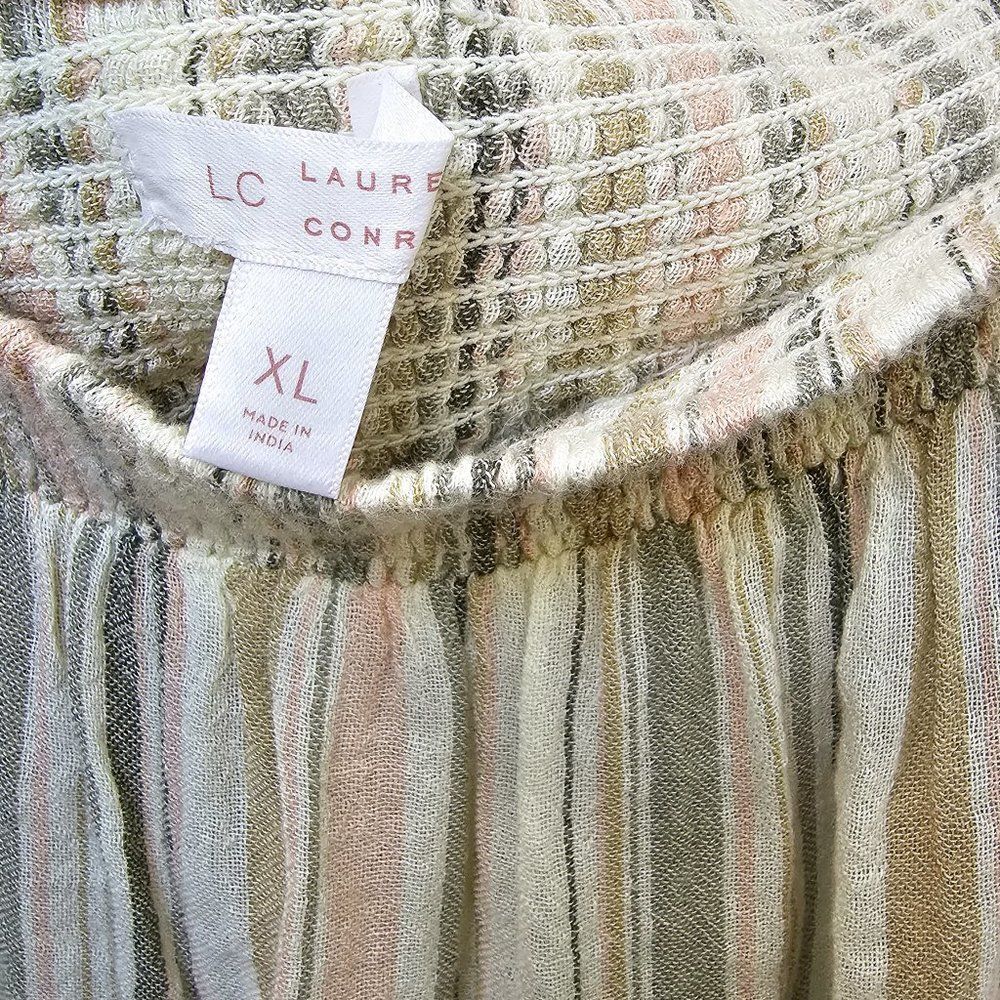 Lauren Conrad Off the Shoulder Cotton Top Size XL - Picture 2 of 6